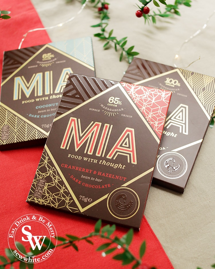 MIA chocolates made in Africa and perfect gifts for the Top 5 Food Gifts for Christmas 2019