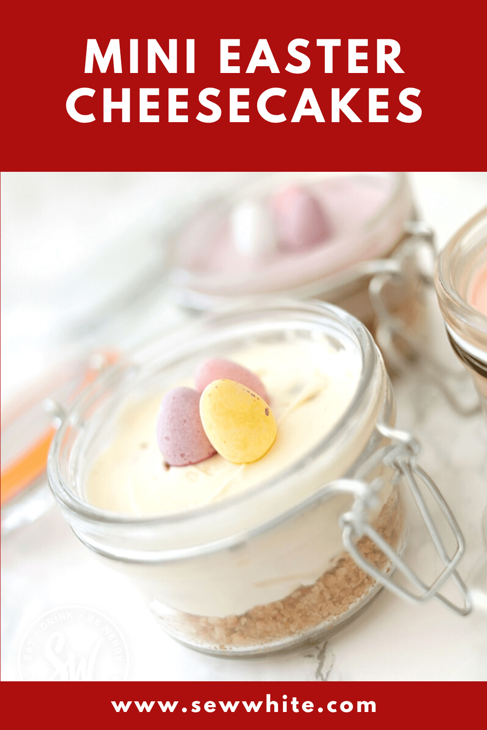 Individual Mini Egg Cheesecakes