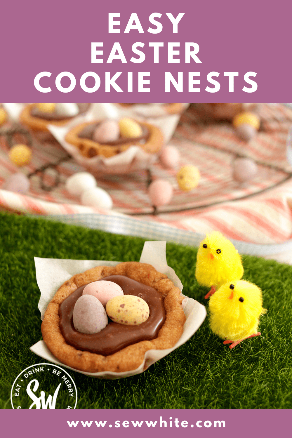 Bird Nest Cookies Recipe Easy Easter Cookies Sew White