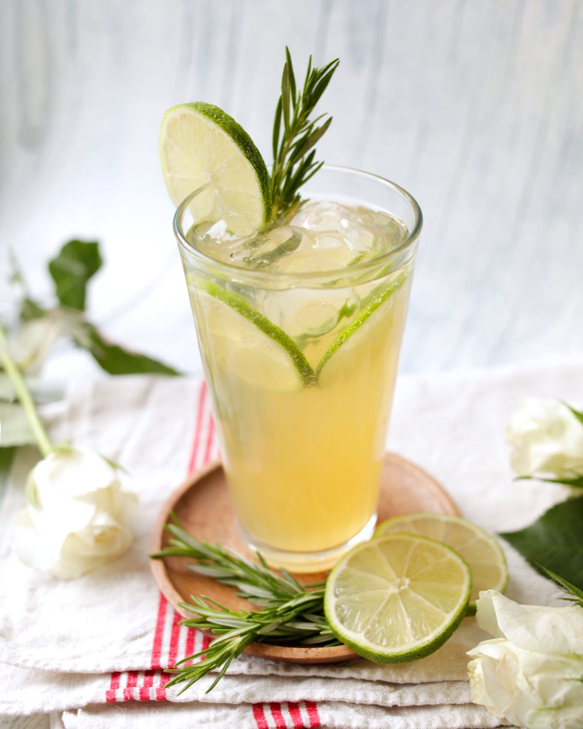 Gin Apple Elderflower Cocktail Sew White