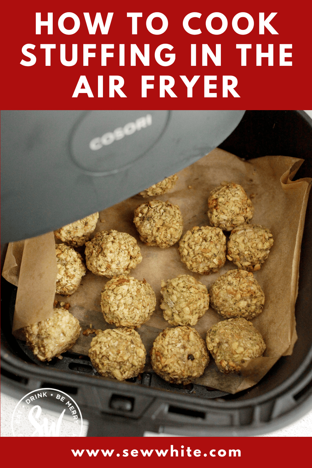Air Fryer Stuffing Sew White